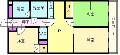 グローリアス金岡A棟 間取り