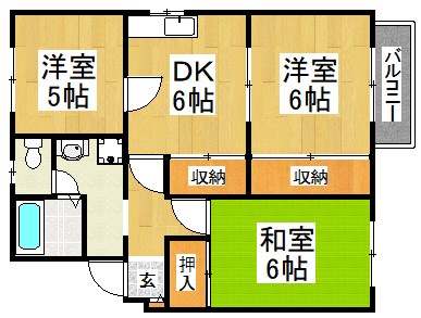 グレースハイツ 間取り図