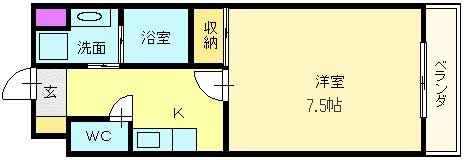 COURT　AREST（コートアレスト） 間取り図