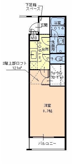 フジパレス初芝駅南Ⅱ番館 間取り