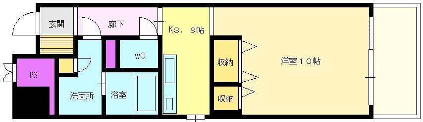 ＶＡなかもず 間取り図