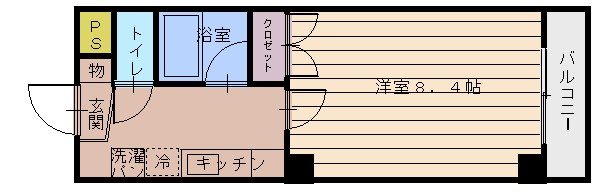 白鷺ＴＫハイツ２号館 間取り図