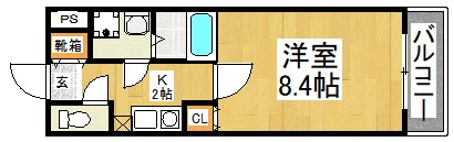 シュライクなかもず 間取り図