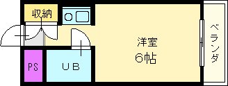 ハイツイーグレット  間取り図