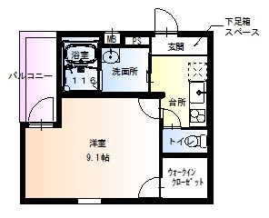 フジパレス堺南長尾Ⅱ番館 間取り図