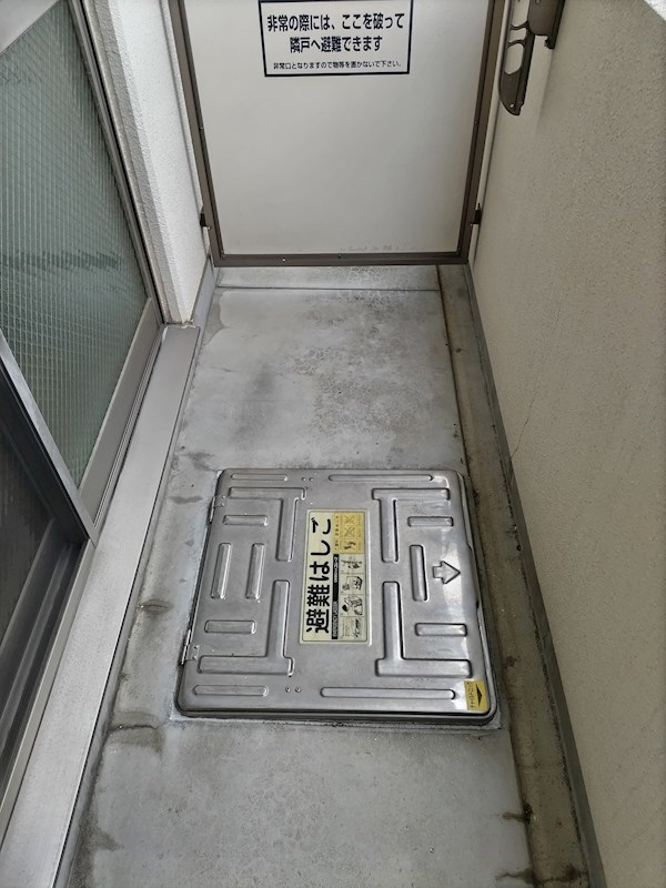 プレジオカーサ ベランダ