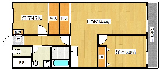グランドール深井 間取り