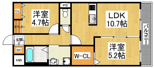 Villa Lumiere 間取り図