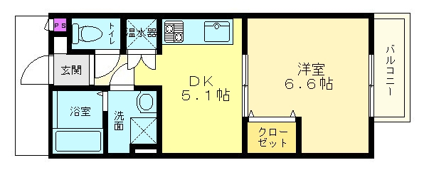 エルメゾン長曽根 間取り図