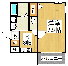 ピソミナミ  間取り