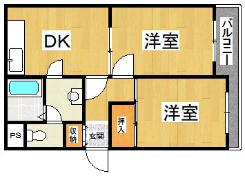 ロイヤルカーサⅠ番館  間取り