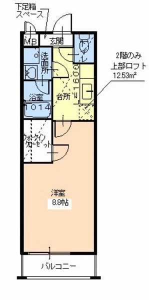 モンテ・リベール２２ 間取り図