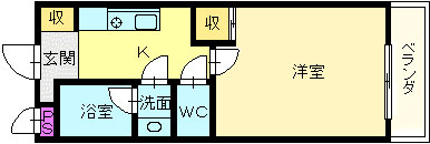 カーサ　ディパエーゼ 間取り図