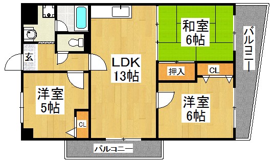 ボザビタン 間取り