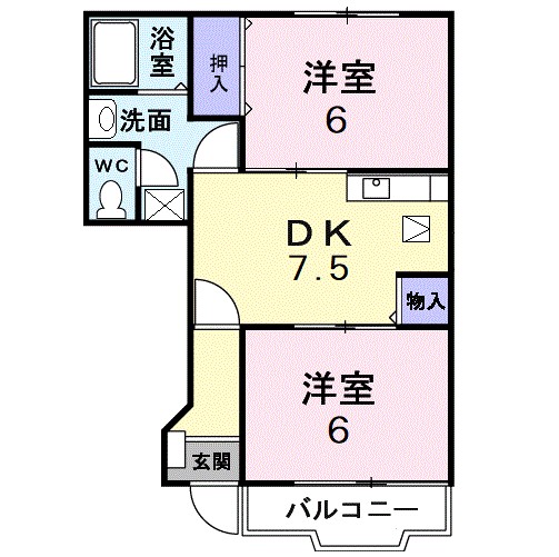 ゾーナヴェルデⅡ番館 間取り