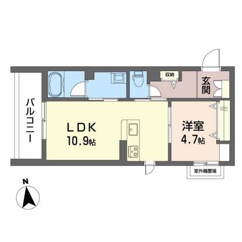 ＨＡＲＵなかもず 間取り
