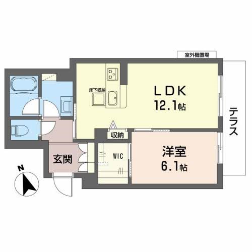シャーメゾン　ヤマウチ 間取り