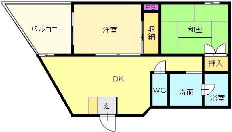 ライブコートMOZU 間取り