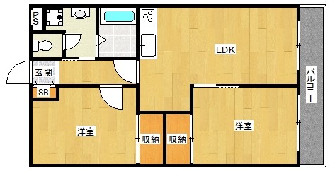 マウントハーフ  間取り