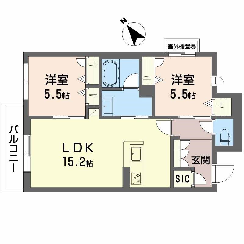 シャーメゾン　らぽーる 間取り