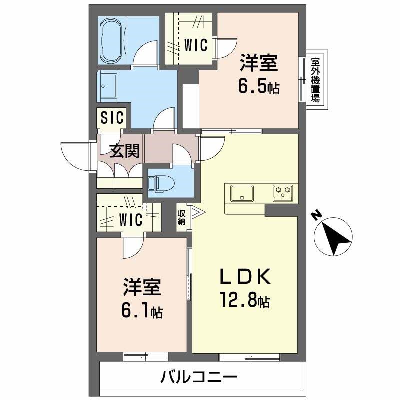 シャーメゾン　らぽーる 間取り