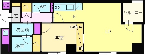 ファインなかもず 間取り図