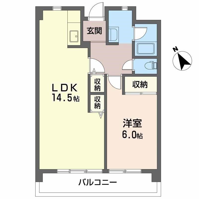 プラージュ楠 間取り