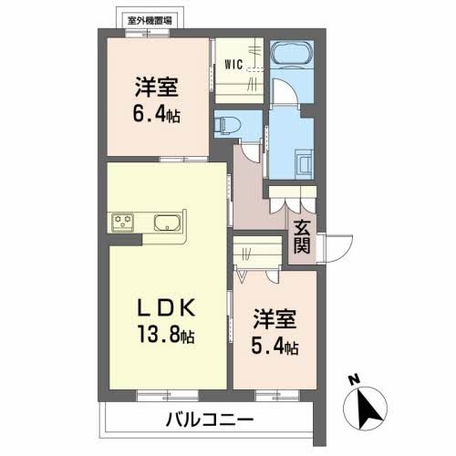 シャーメゾン　ヤマウチ 間取り