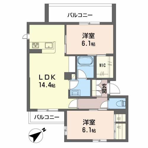 セゾン　レコルト 間取り