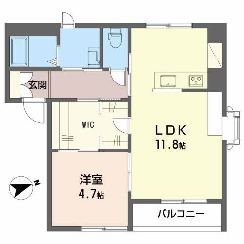けやきハイツ 間取り図