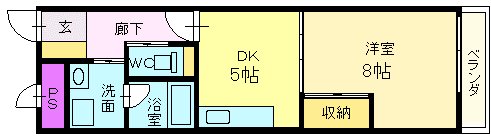 リッツなかもず  間取り図