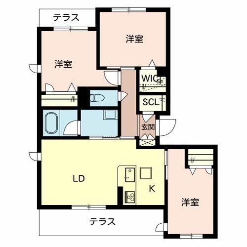 レーベンフロイデ三国ヶ丘 間取り