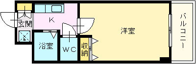 スタツィオーネ中百舌鳥 間取り図