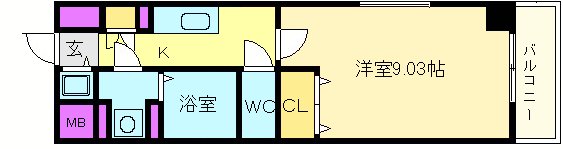 プレッツァ中百舌鳥 間取り図