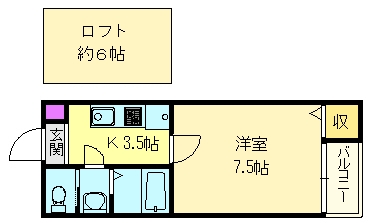 UEDA PALACE 間取り図
