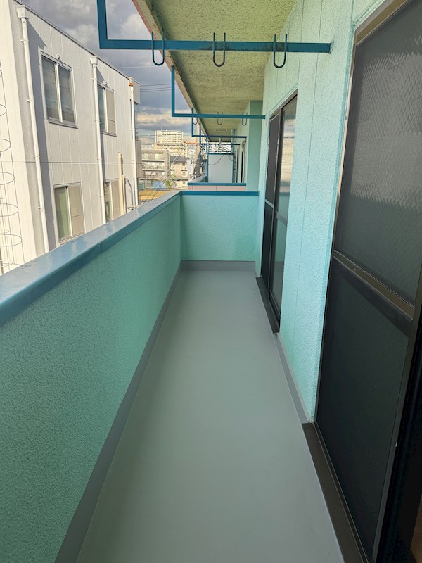 豊ハイツ ベランダ