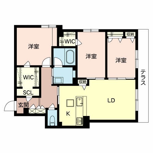 グランメゾンＳ 間取り図