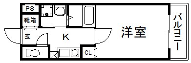 シュライクなかもず 間取り図