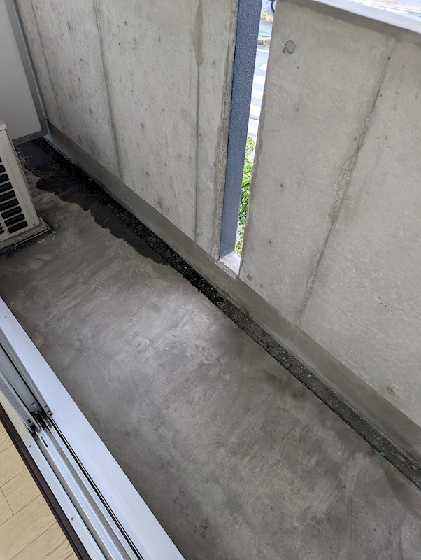 シュライクなかもず ベランダ