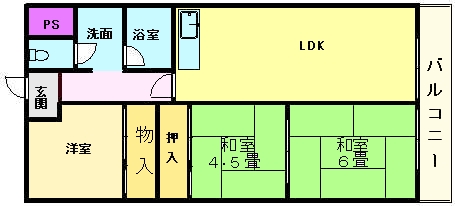 グランドール深井 間取り