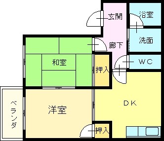 アネックス深井 間取り図