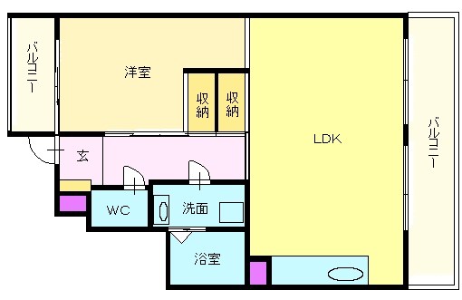 メゾン・ル・ヒール 間取り図