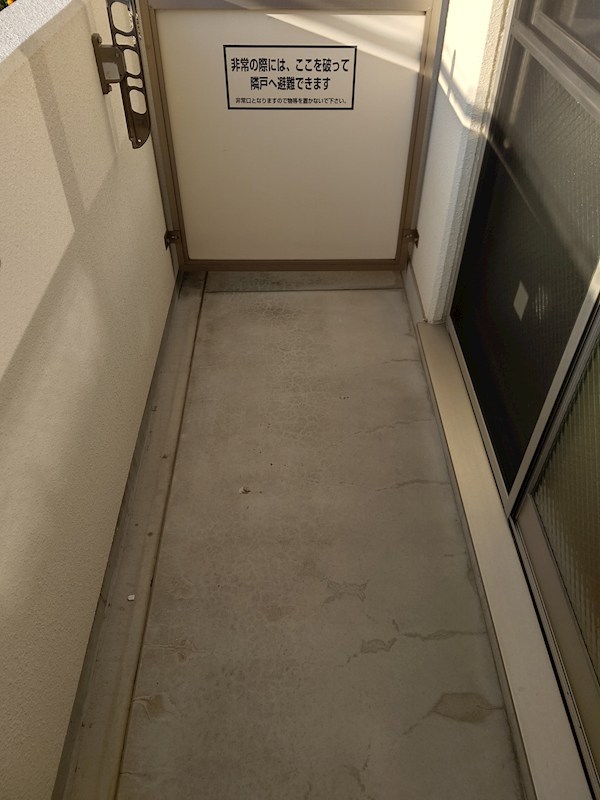 プレジオカーサ ベランダ