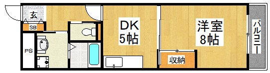 リッツなかもず  間取り