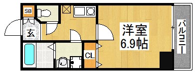 シュライクなかもず 間取り図