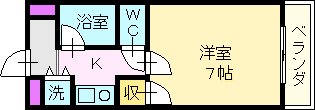 ジュネスコート  間取り図