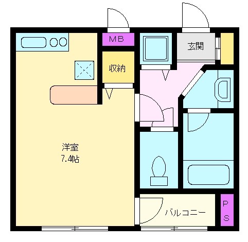 アフルエンス 間取り図