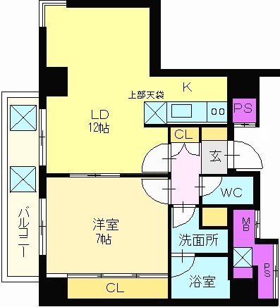 ファインなかもず 間取り