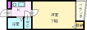 ミドウスジ堺 間取り図