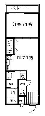フジパレス堺なかもずⅠ番館  間取り図